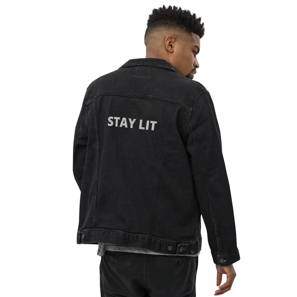 Stay Lit Unisex Denim Jacket