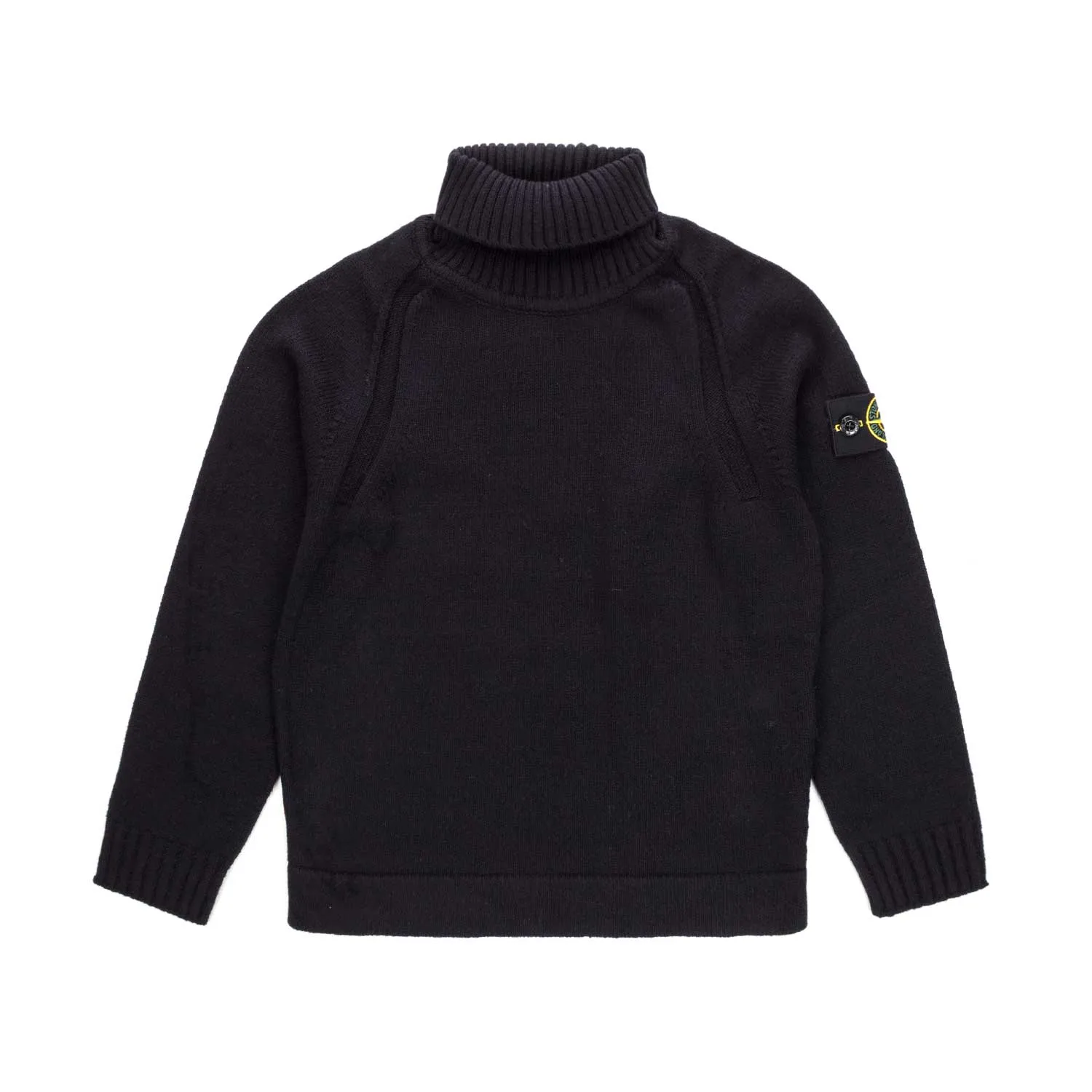 Stone Island Black Jumper For Boys