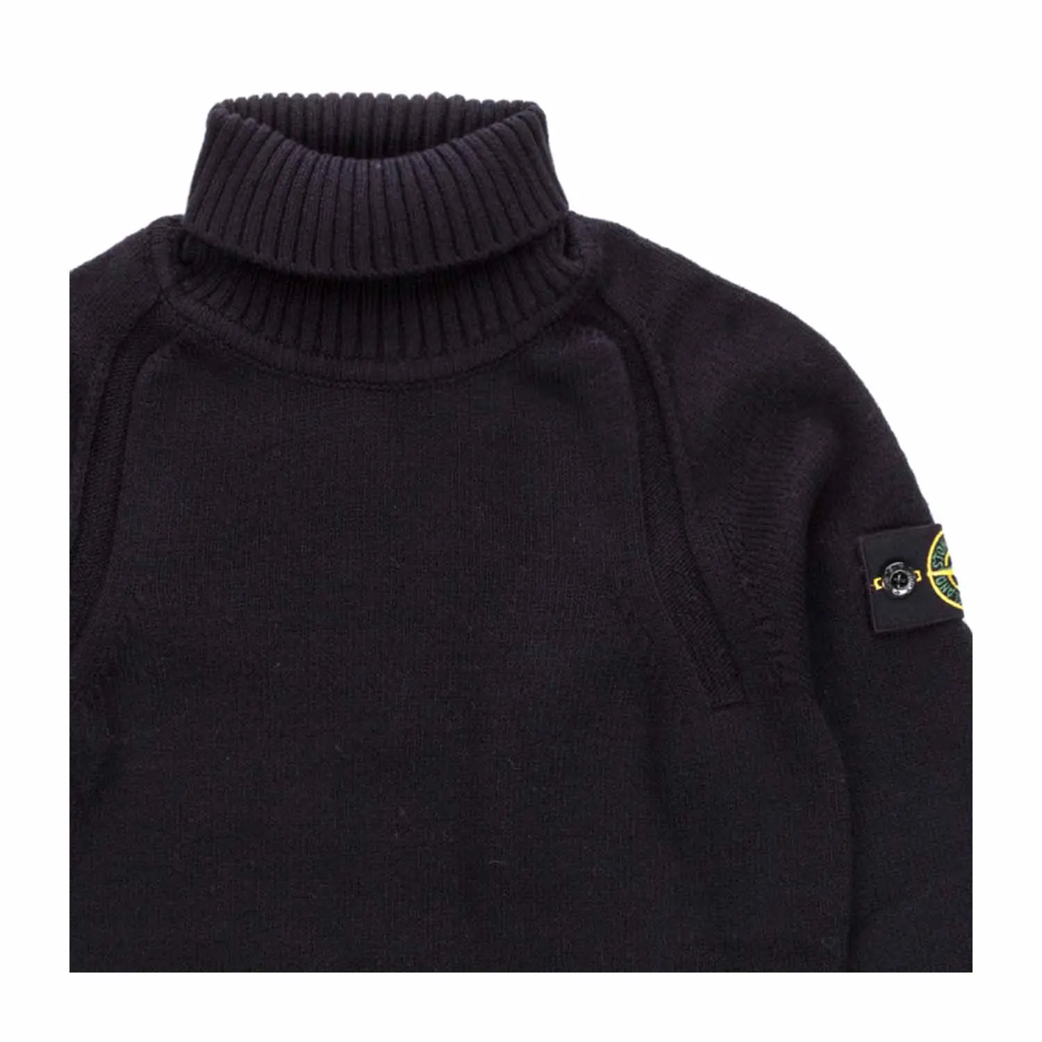 Stone Island Black Jumper For Boys