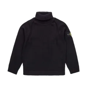 Stone Island Black Jumper For Boys