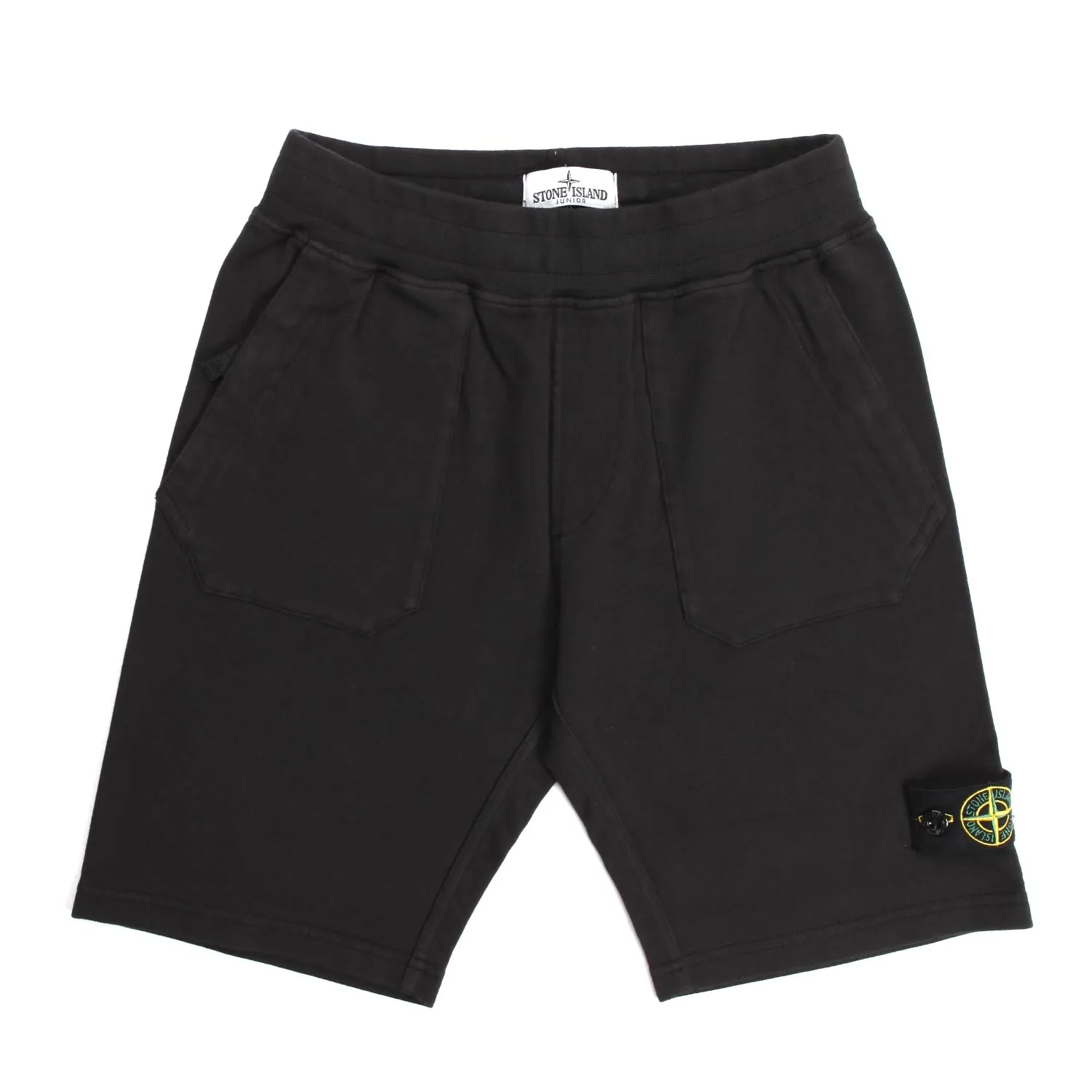 Stone Island Black Shorts For Boy 01