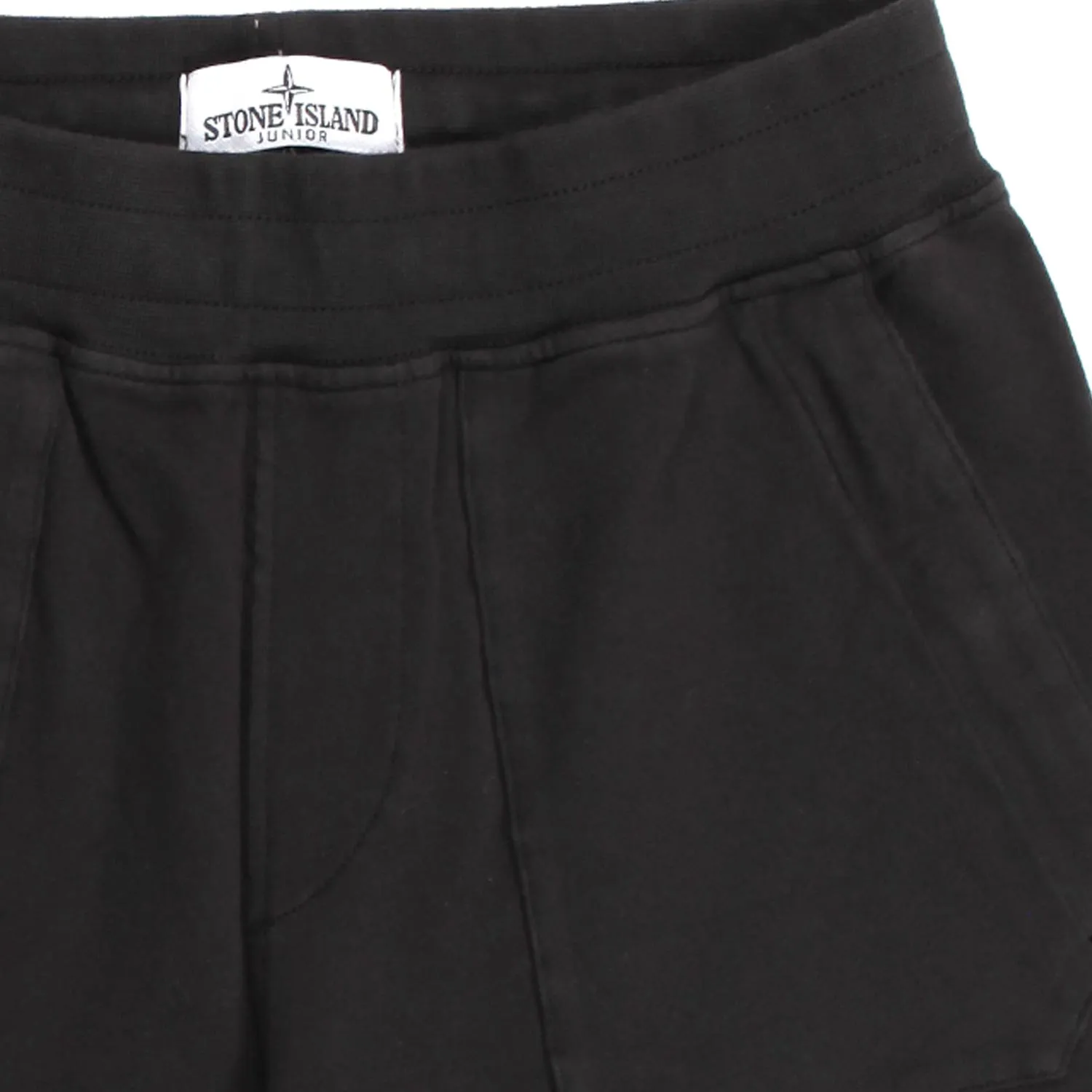 Stone Island Black Shorts For Boy 01