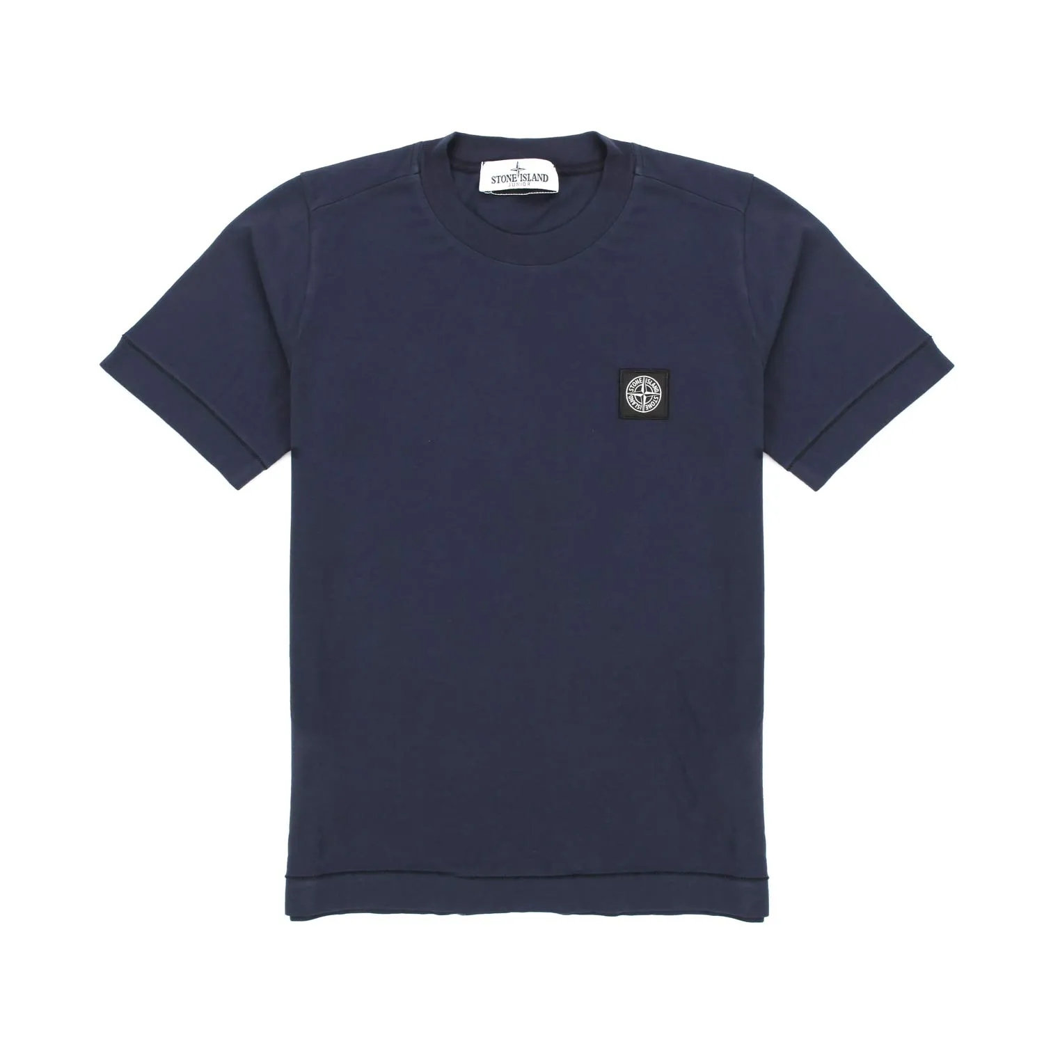 Stone Island Blue Avio T-Shirt With Logo For Children And Teen