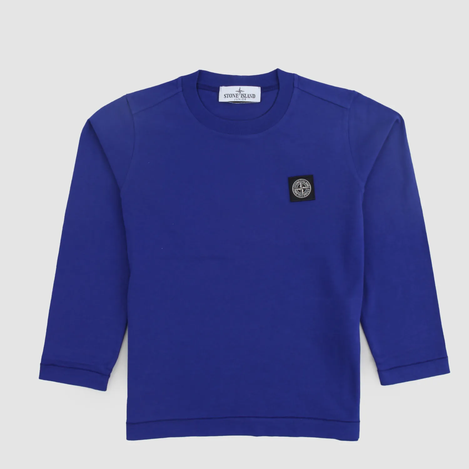 Stone Island Bluette Long Sleeve T-Shirt With Logo