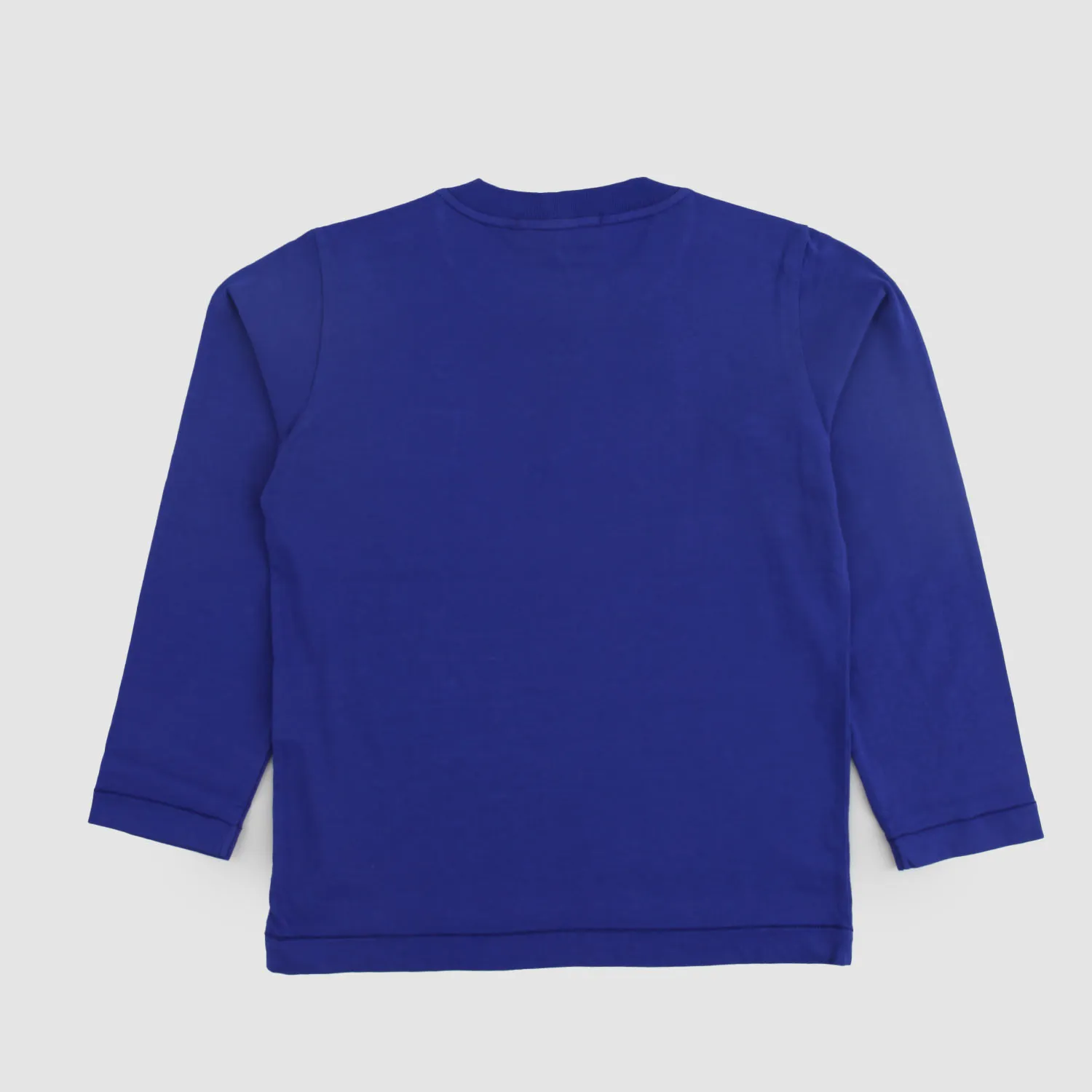 Stone Island Bluette Long Sleeve T-Shirt With Logo