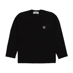 Stone Island Boy Logo Black Sweatshirt