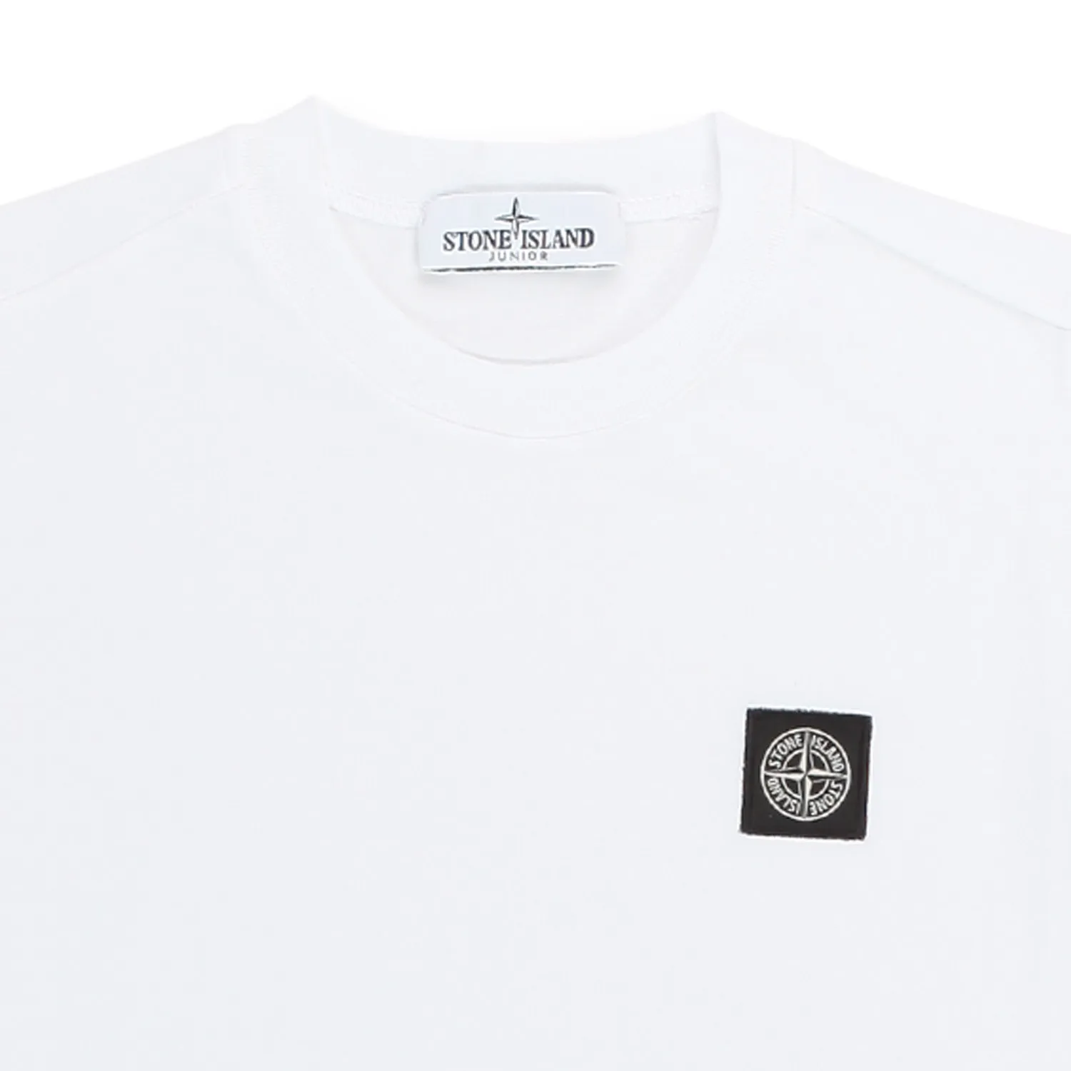 Stone Island Boy White T-Shirt 01