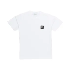 Stone Island Boy White T-Shirt 01