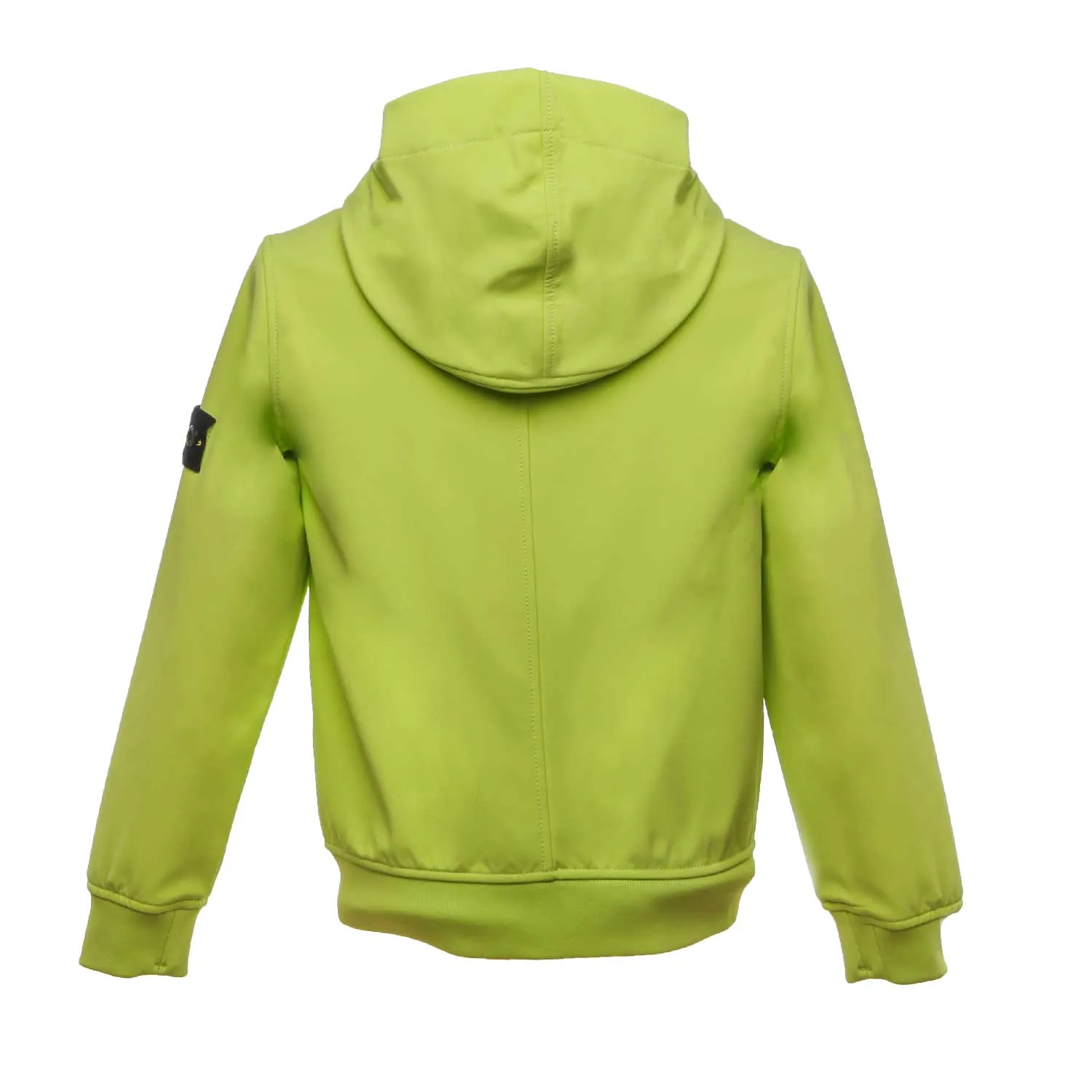 Stone Island Fluo Green Soft Shell Jacket For Children And Teen