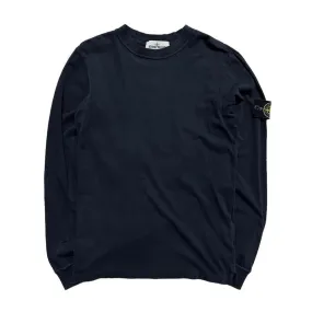 Stone Island Long Sleeve Navy Top