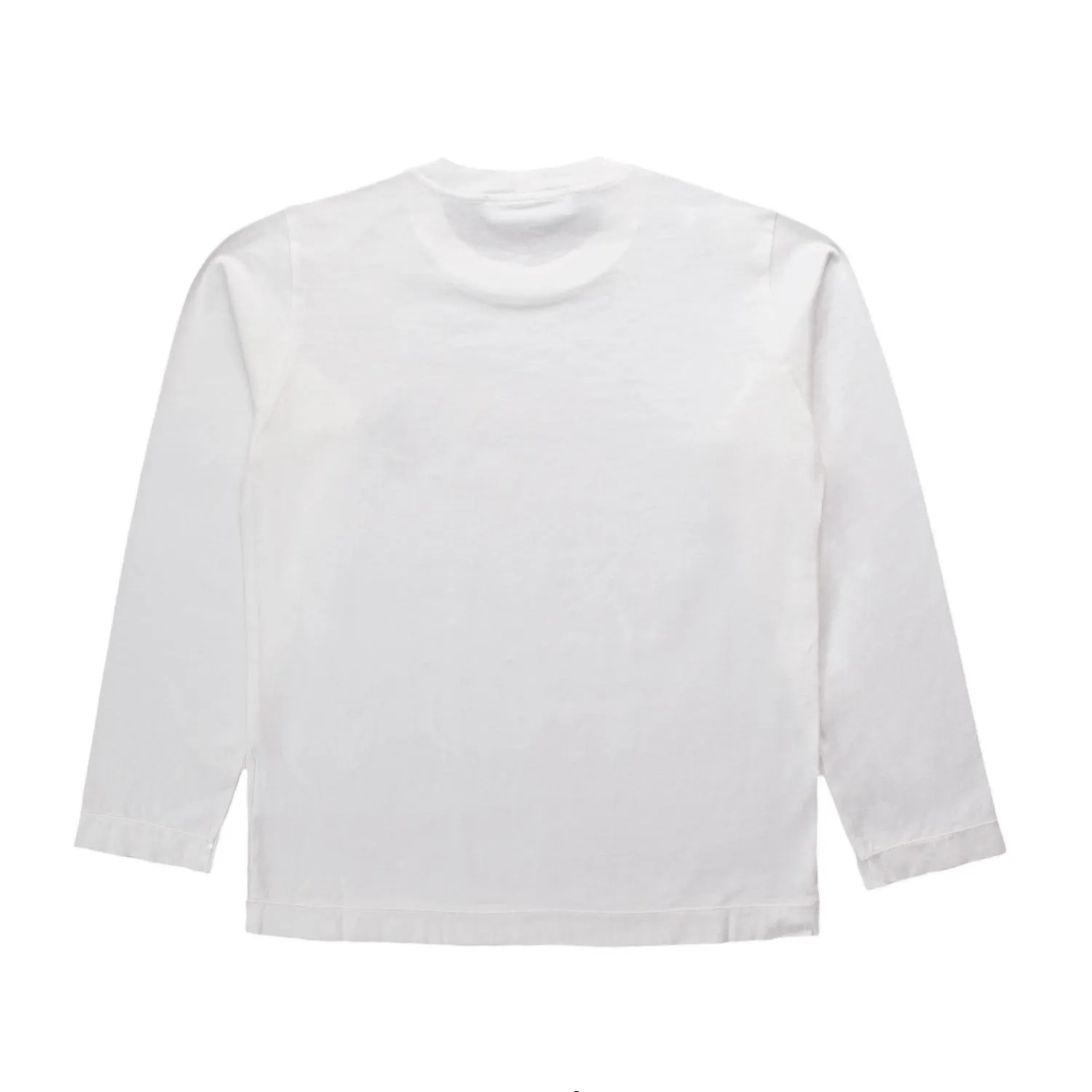 Stone Island Long Sleeve White T-Shirt For Boy