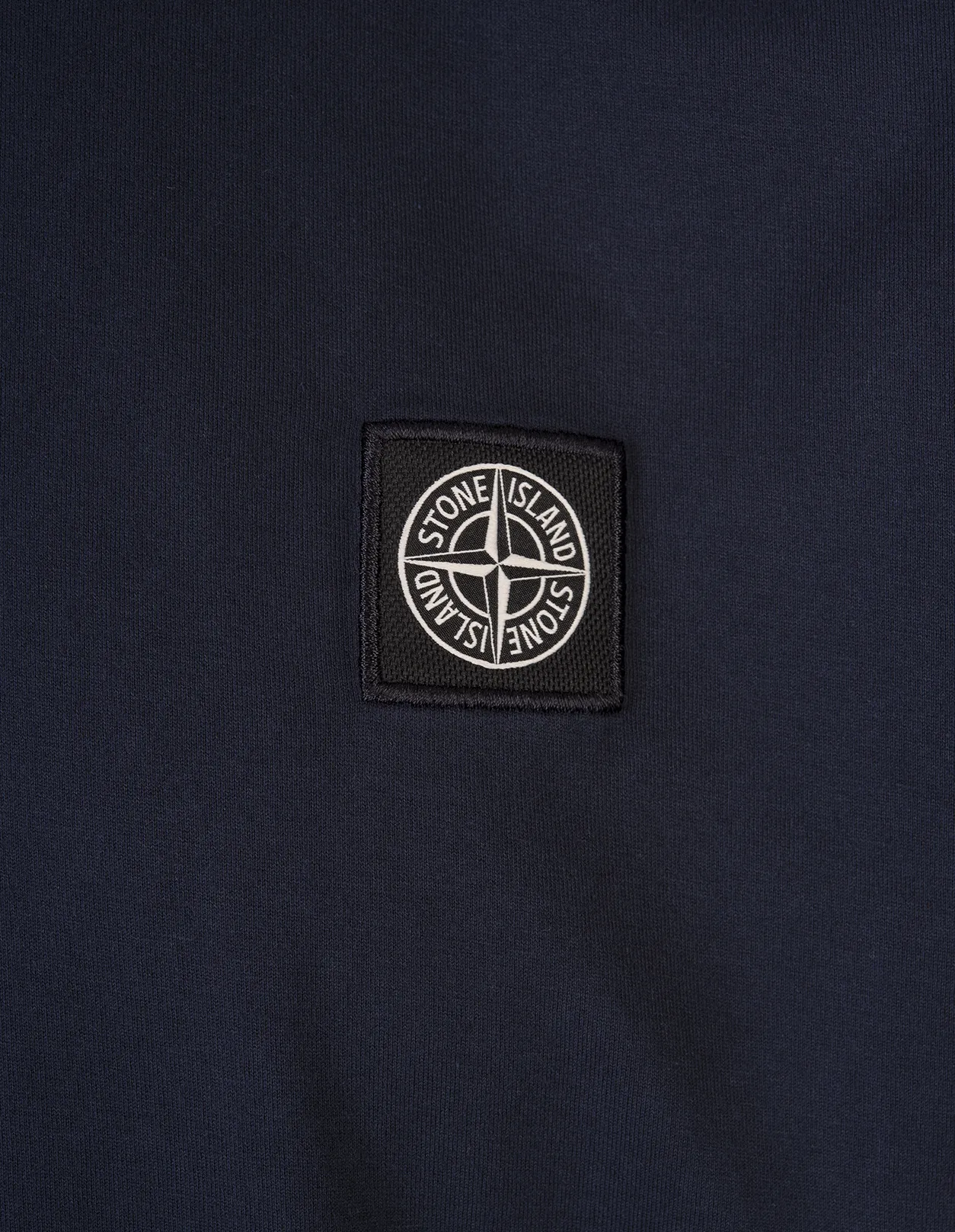 STONE ISLAND Navy Blue 60/2 Cotton T-Shirt