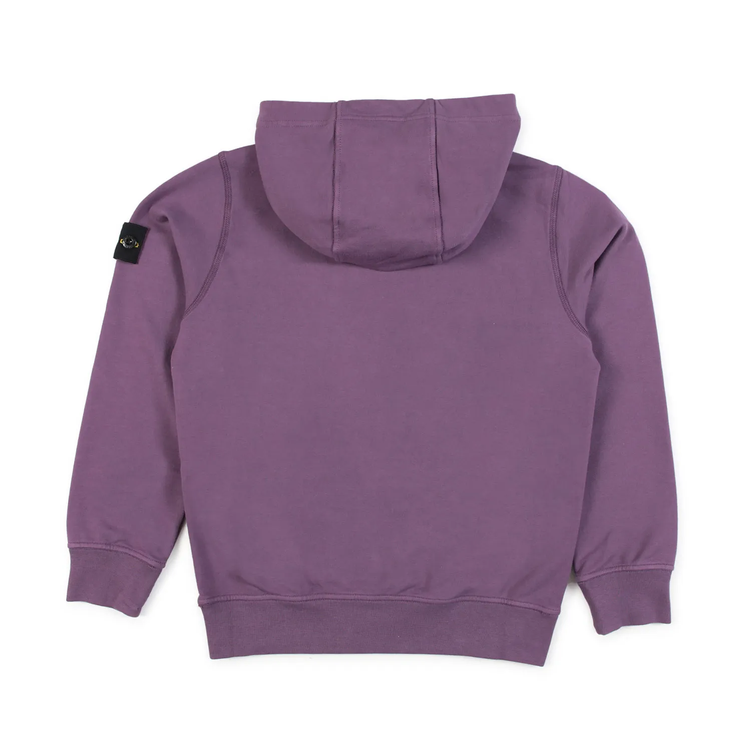 Stone Island Purple Hooded Sweatshirt With Half Zip