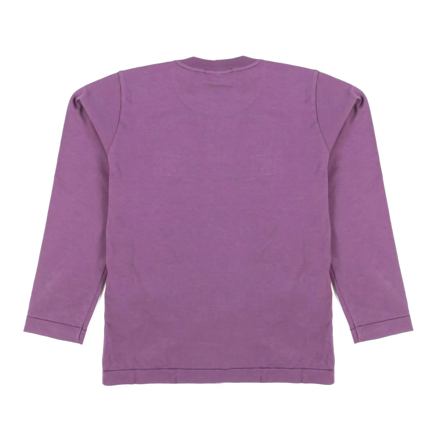 Stone Island Purple Long Sleeve T-Shirt For Children And Teen