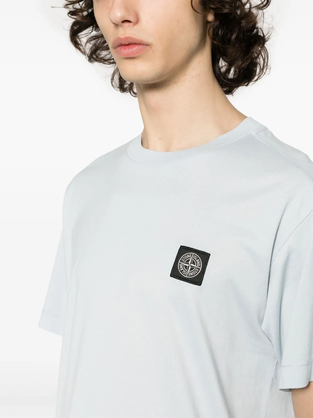 Stone Island - T Shirt bleu 24113