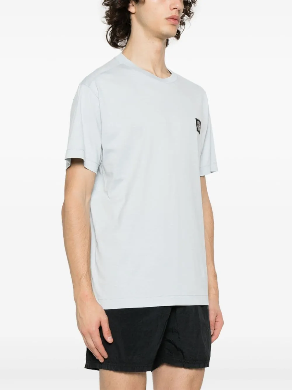 Stone Island - T Shirt bleu 24113