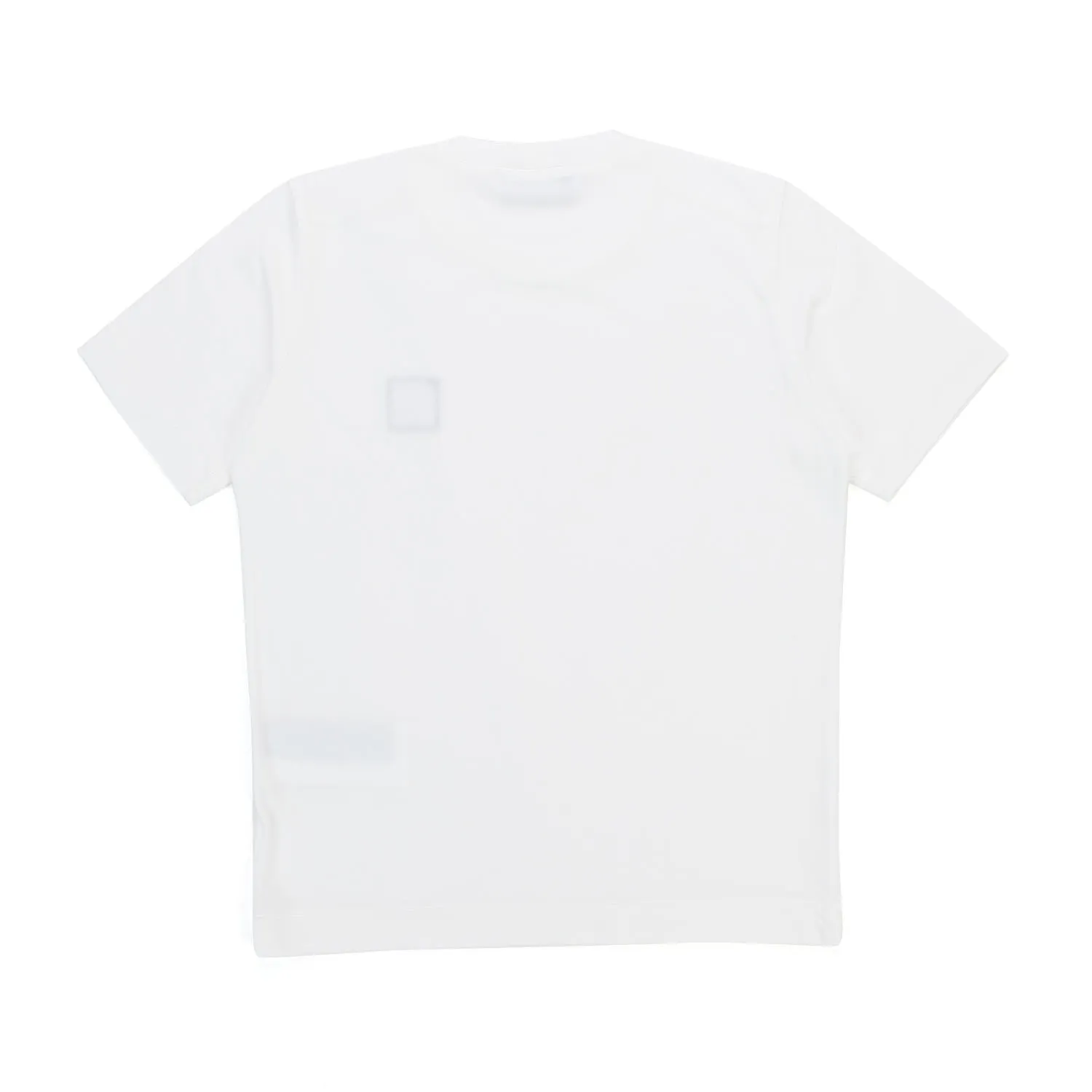 Stone Island White T-Shirt With Logo For Children And Teen