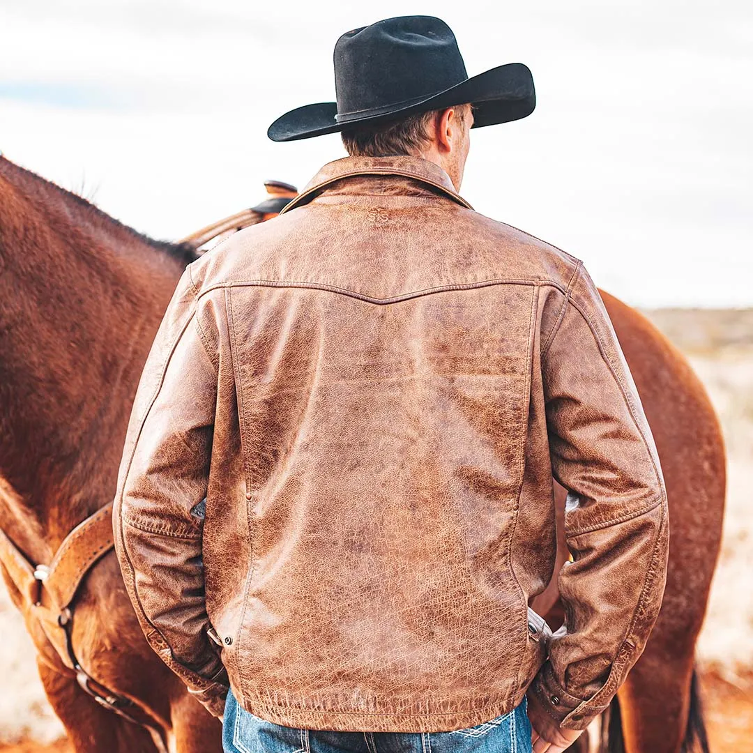 STS Ranchwear Men's Rifleman Jacket in Chestnut