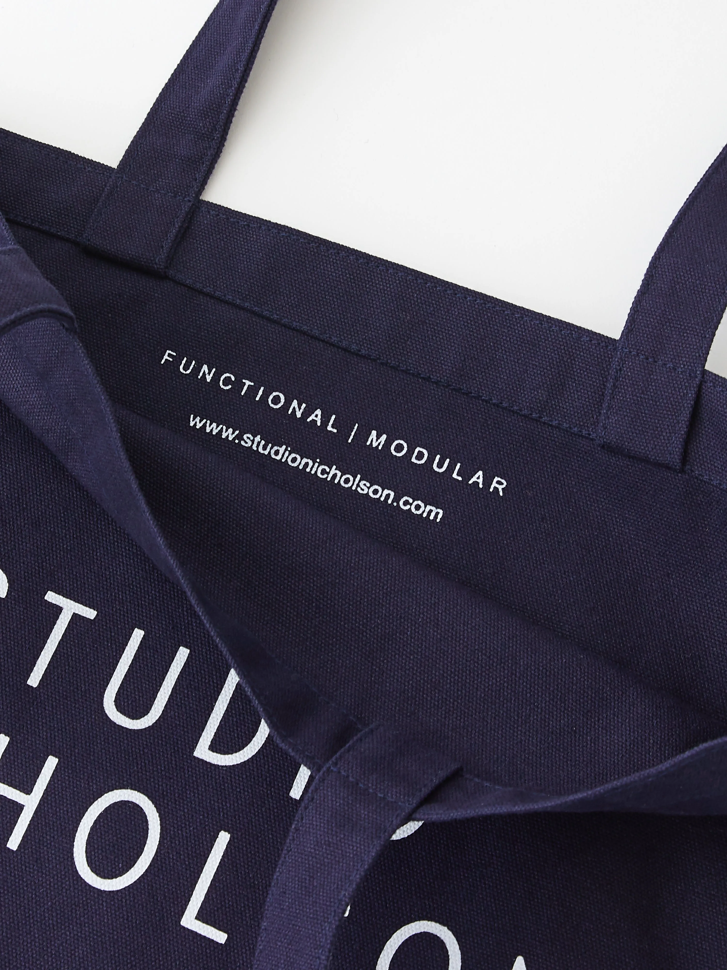 Studio Nicholson Small Tote Bag in Dark Navy