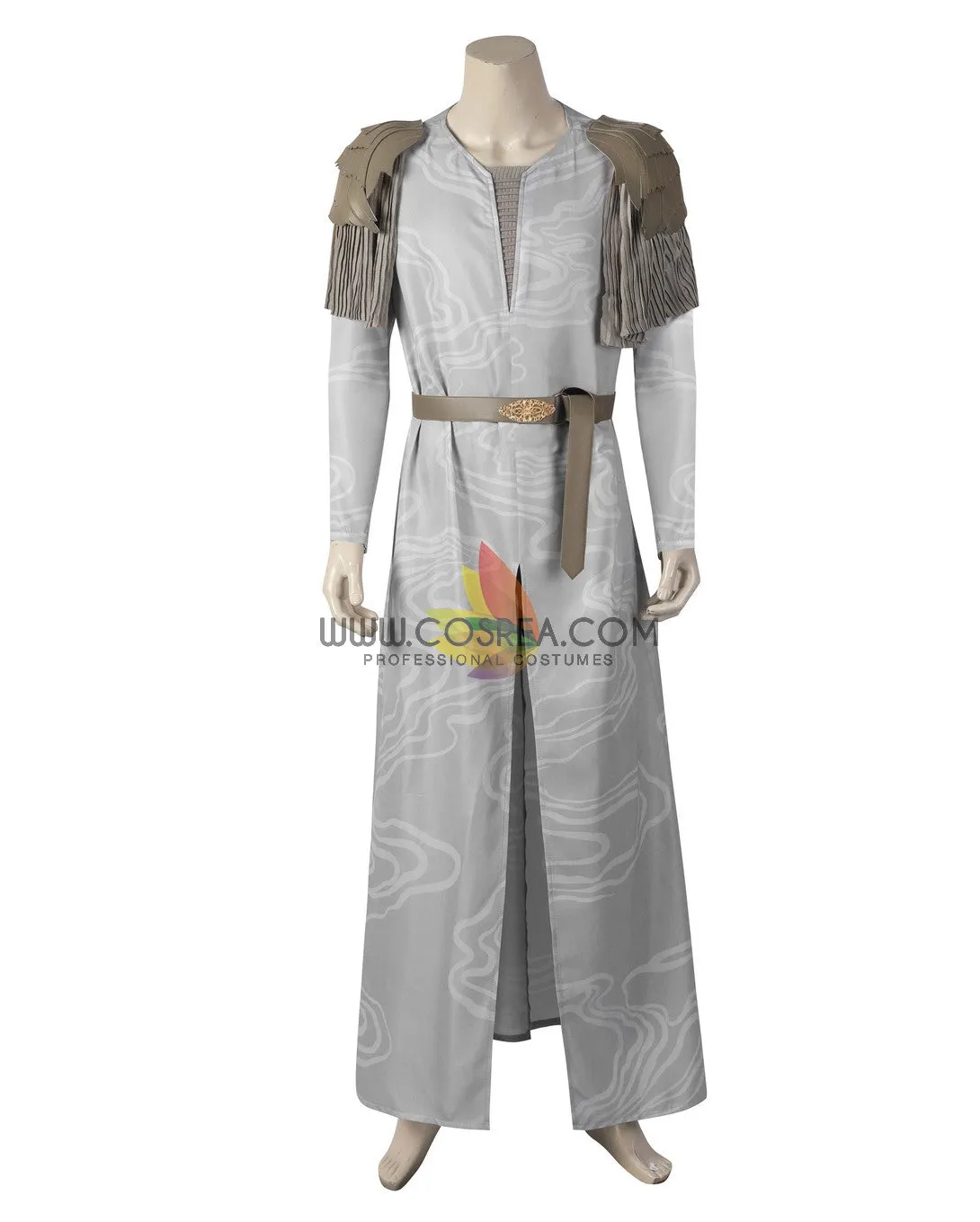 The Rings of Power Elrond Light Grey Cosplay Costume