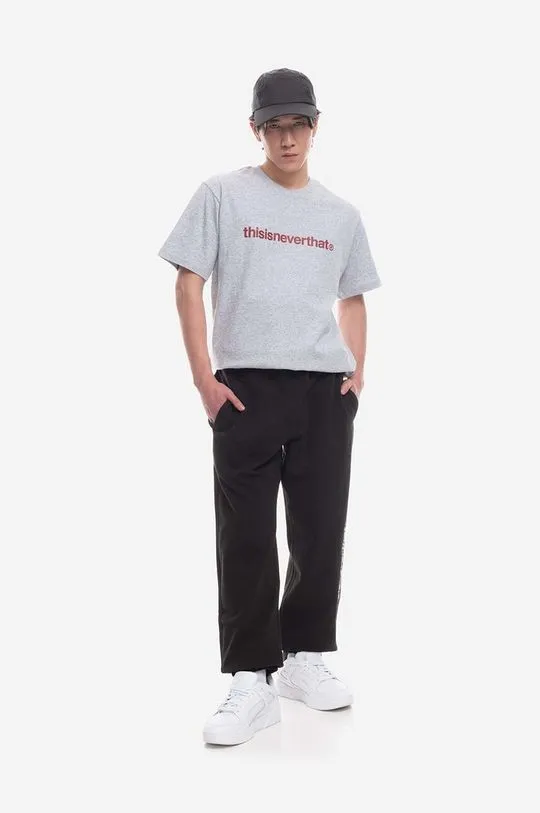 thisisneverthat cotton joggers black color