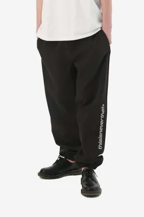 thisisneverthat cotton joggers black color