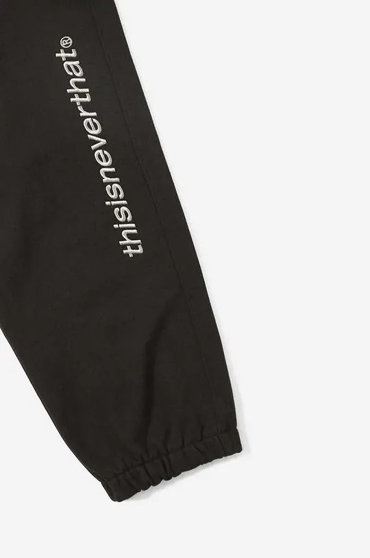 thisisneverthat cotton joggers black color