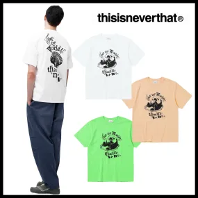 thisisneverthat  |Cotton Short Sleeves Logo T-Shirts