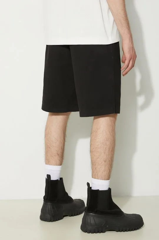 thisisneverthat cotton shorts Beach Short black color TN241WSOKS01