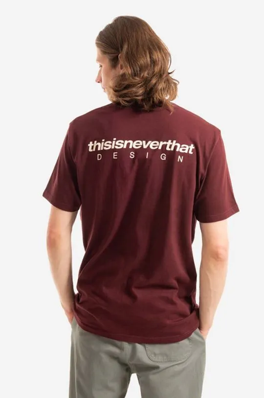 thisisneverthat cotton T-shirt DSN-Logo Tee red color