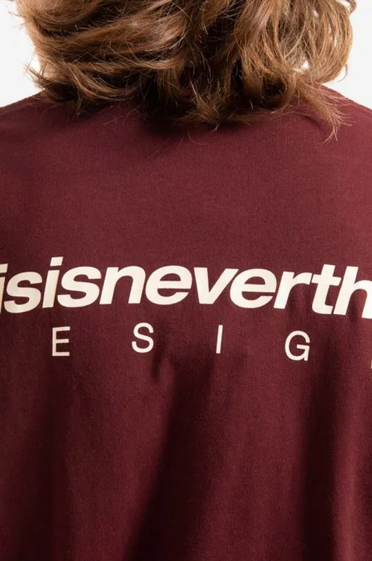 thisisneverthat cotton T-shirt DSN-Logo Tee red color