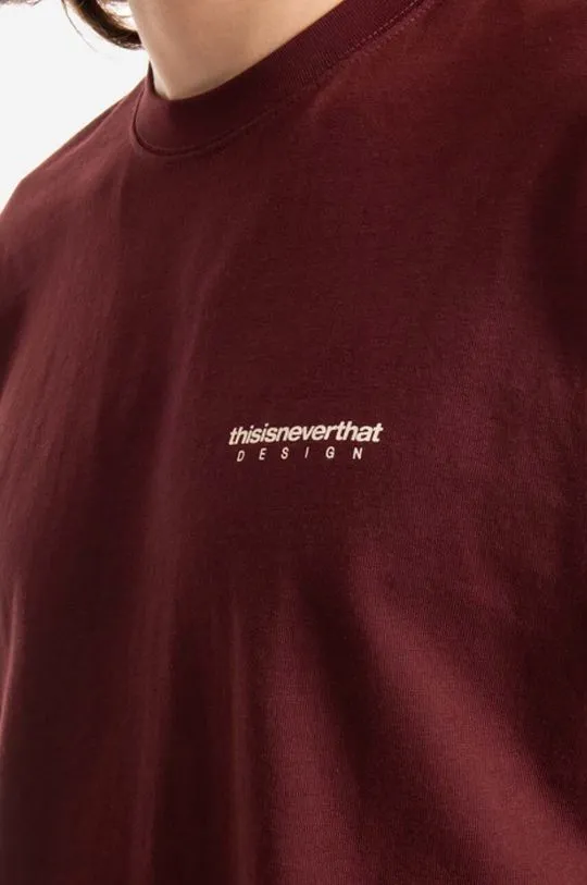 thisisneverthat cotton T-shirt DSN-Logo Tee red color