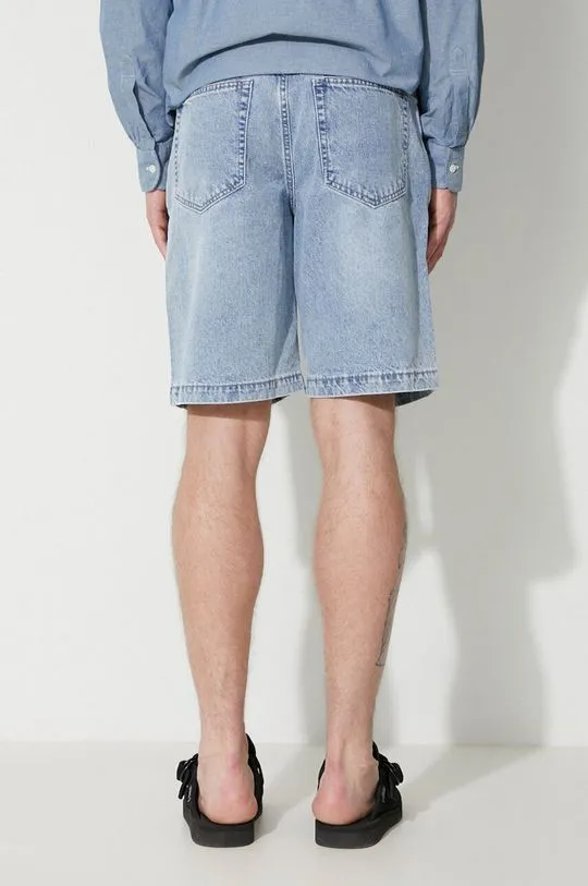 thisisneverthat denim shorts men's blue color