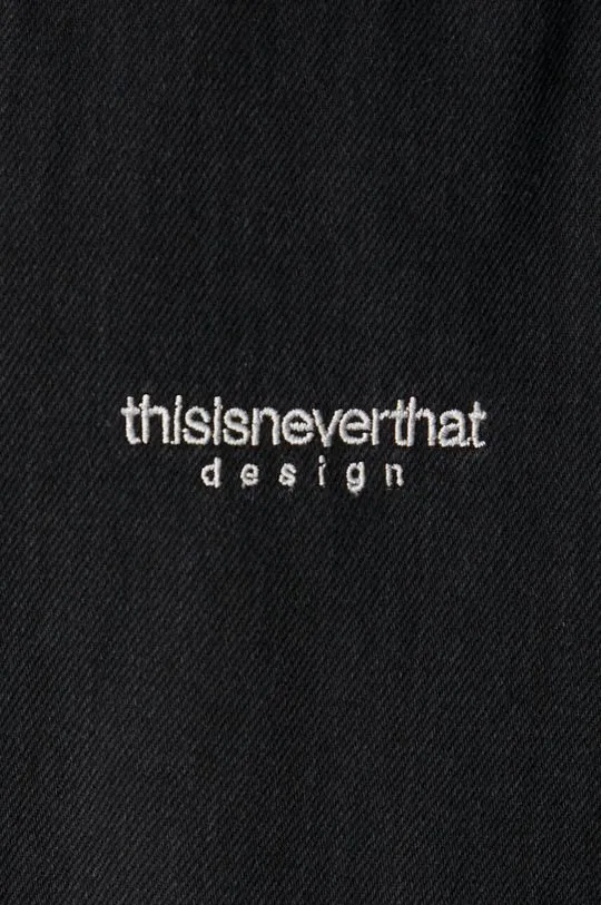 thisisneverthat shirt TN231DSHTS01 men's black color