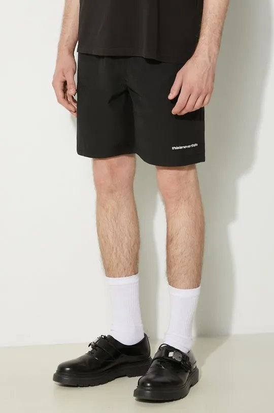 thisisneverthat shorts Hiking Short men's black color TN241WSOOS02