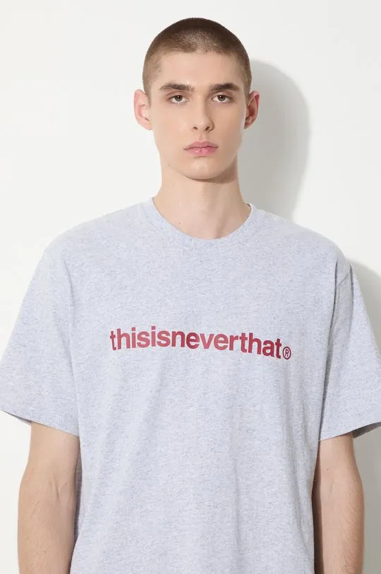 thisisneverthat t-shirt T-Logo Tee men’s gray color with a print TN240TTSST01