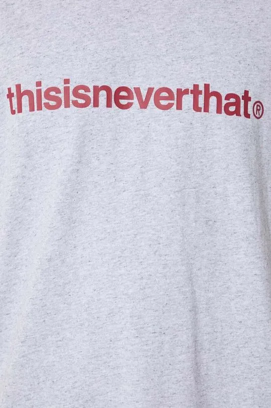 thisisneverthat t-shirt T-Logo Tee men’s gray color with a print TN240TTSST01