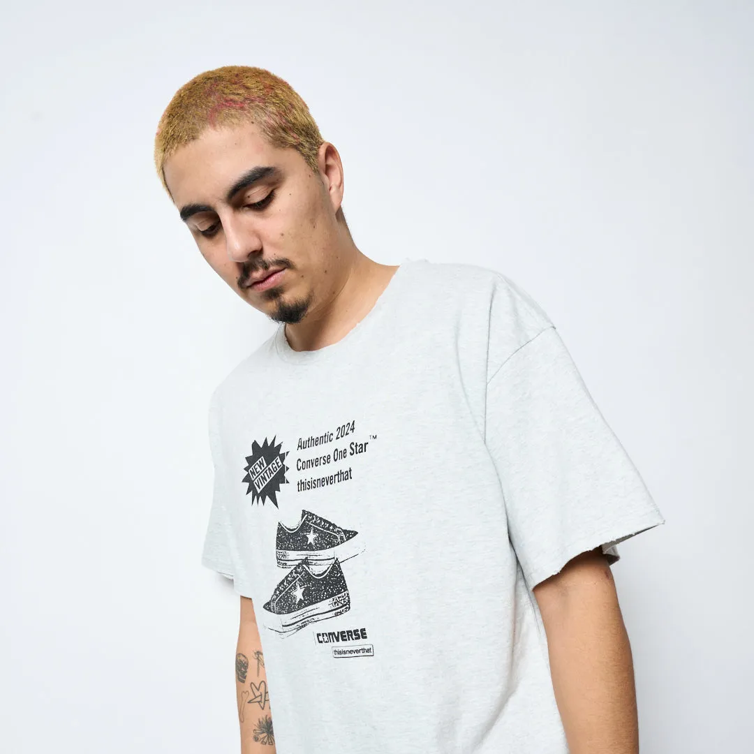 Thisisneverthat x Converse - One Star Tee (Light Retro Grey Heather)