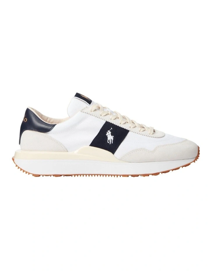 Train 89 Sneaker in White/Navy