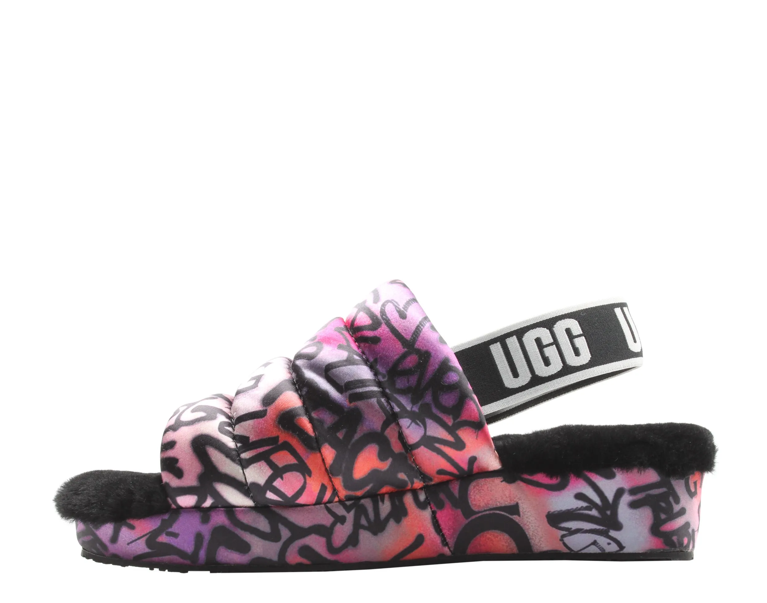 UGG Australia Puff Yeah Pop Graffiti Women's Sandals