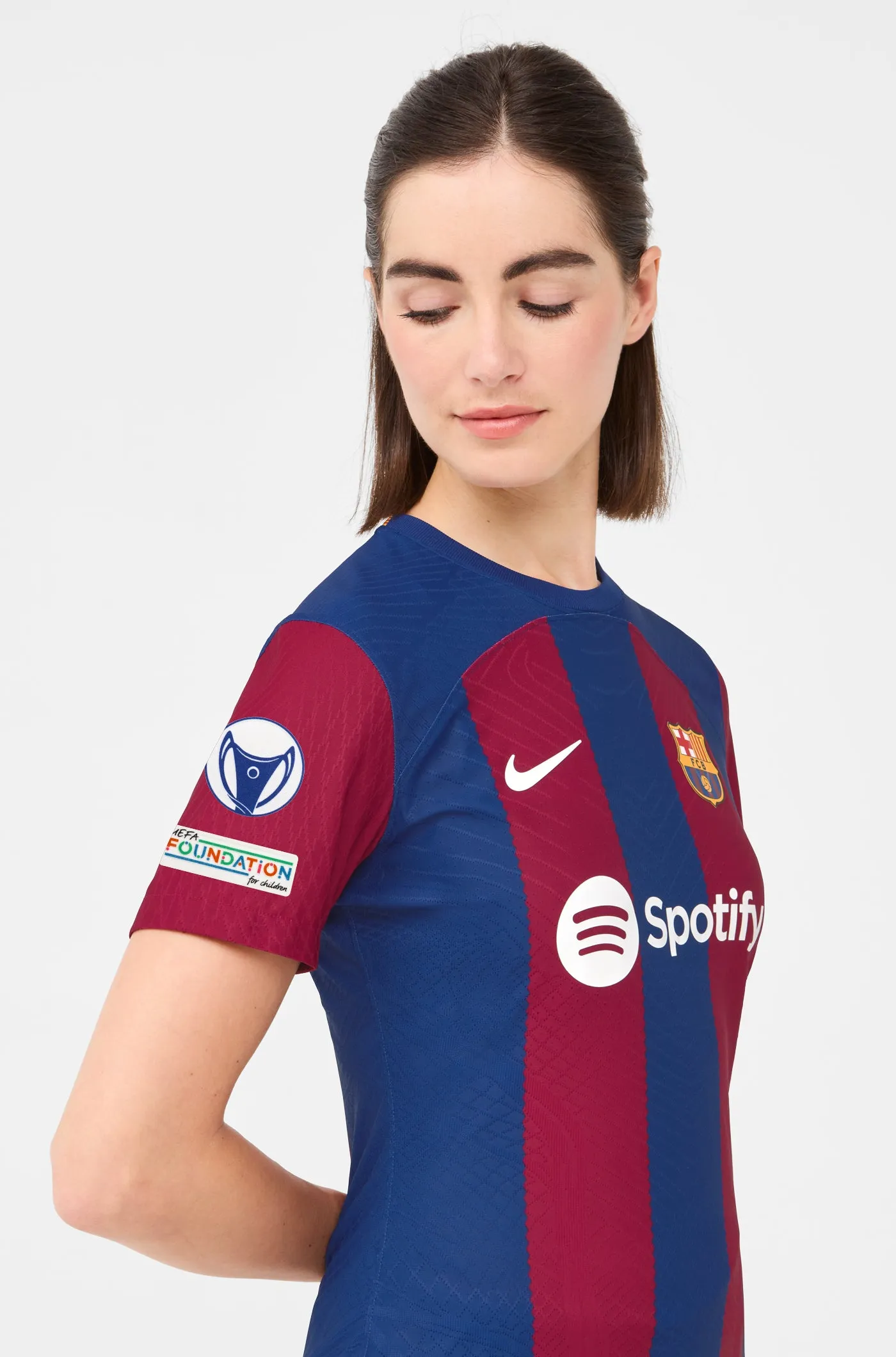 UWCL FC Barcelona Home Shirt 23/24 Player's Edition - Women - ROLF