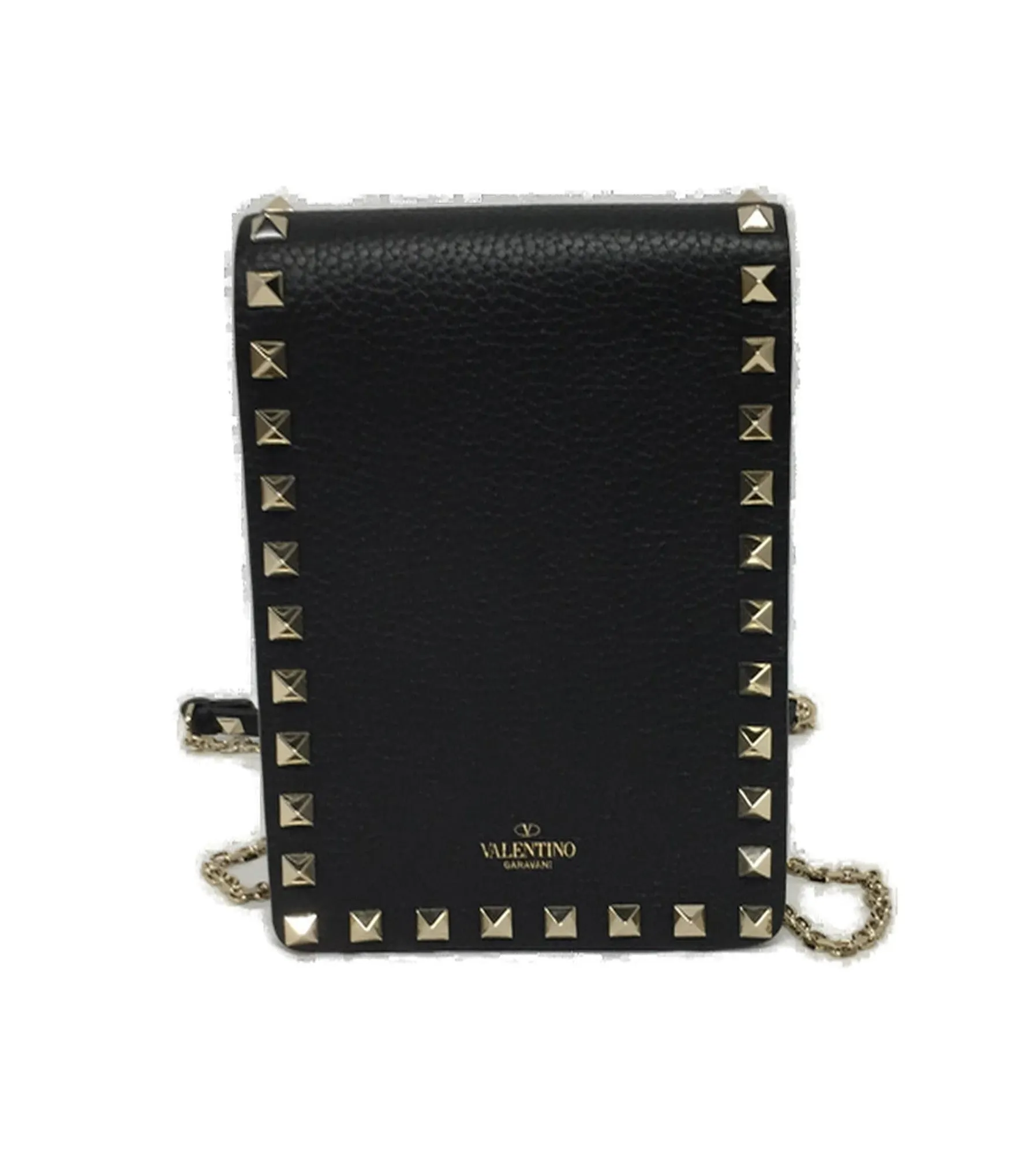 Valentino Garavani Rockstud Logo Detailed Crossbody Bag