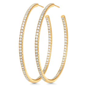 Veena Large Inside-Out Hoops