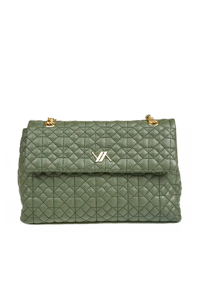 VERDE FASHION | Borsa con patta