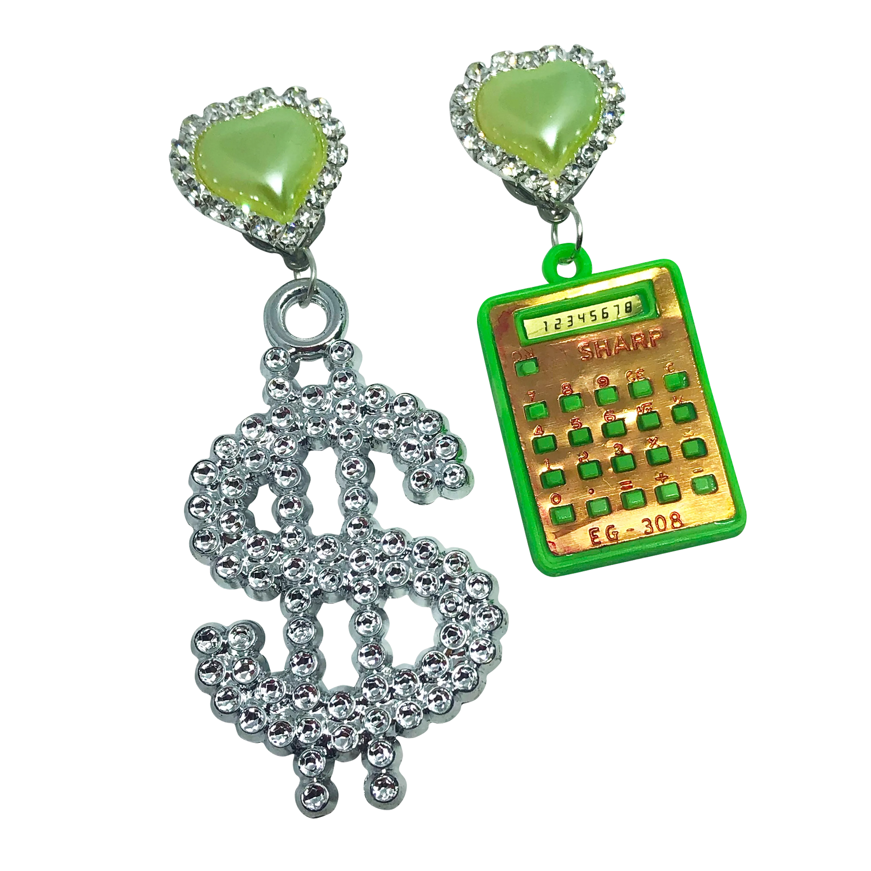 Vintage Make It Rain Charm Earrings