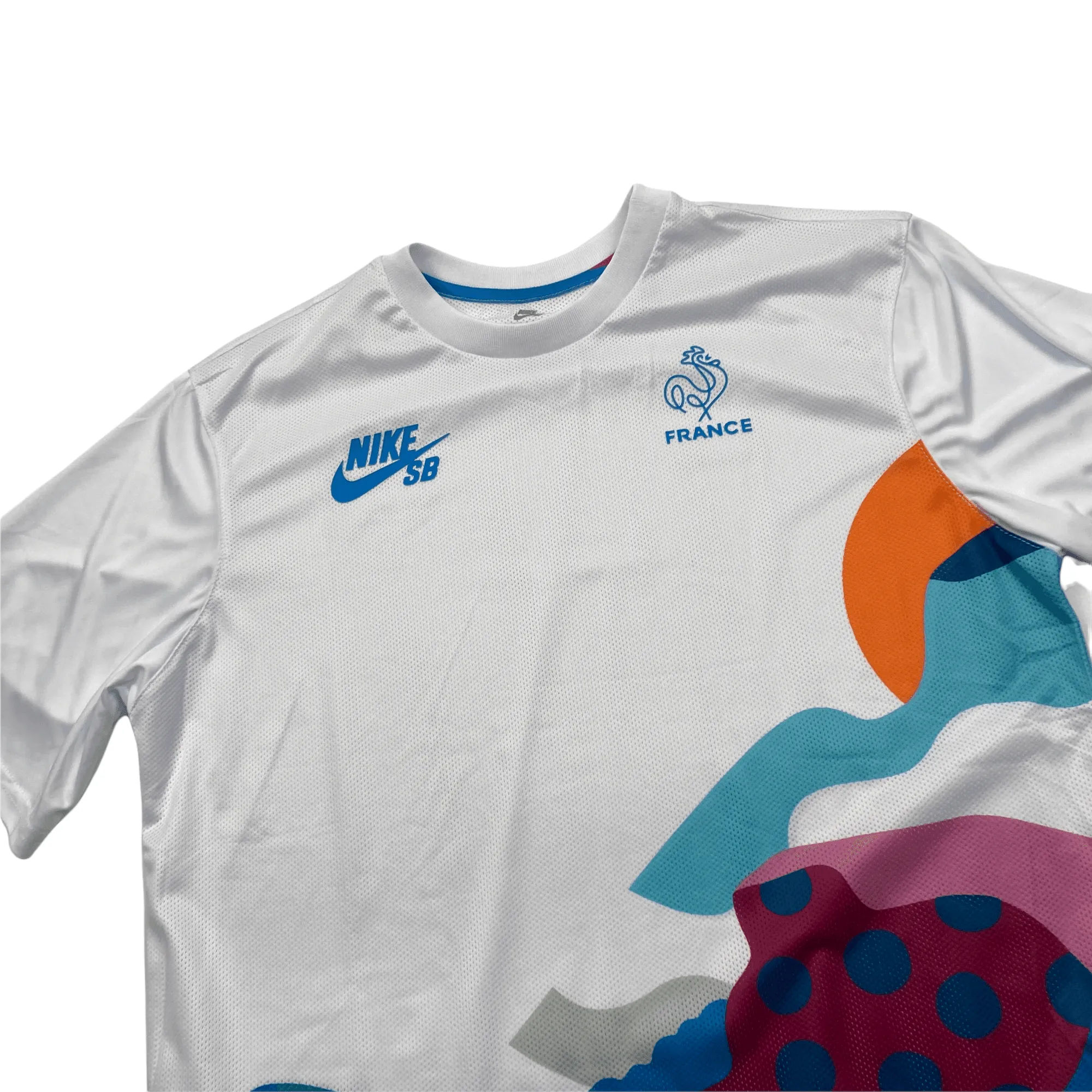 White Nike SB x Patta France Tee - Medium