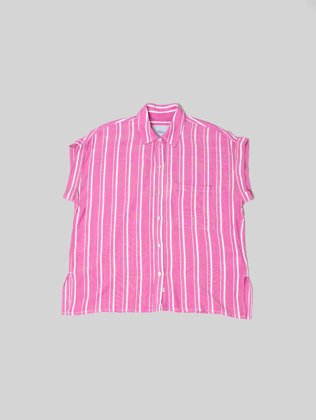 Whitney Shirt - Berry Stripe