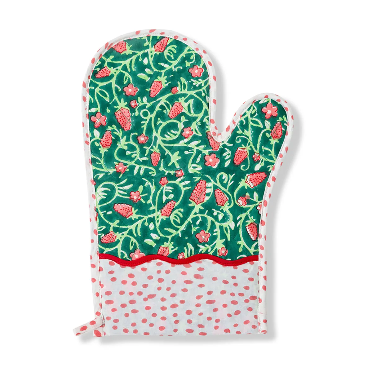 Winter Advent Oven Mitt