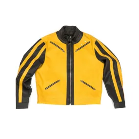 Wolfenstein 2 Yellow Leather Jacket - Famous Jackets