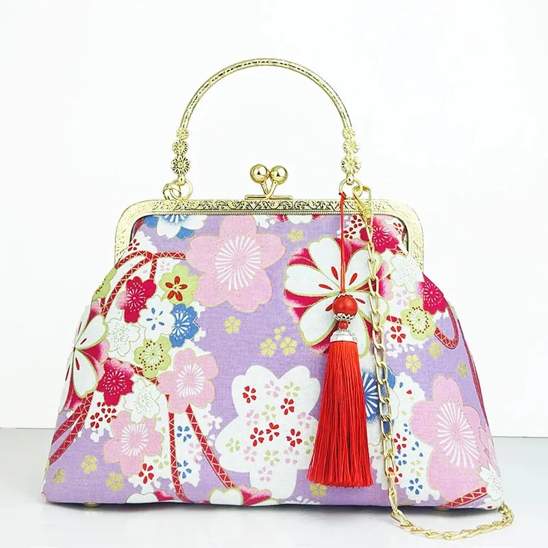 Women Shoulder Crossbody Handbags Antique Style with Cheongsam Bag